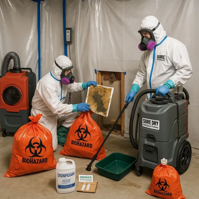 Contaminated Water Handling Protocols process in Curtice, OH